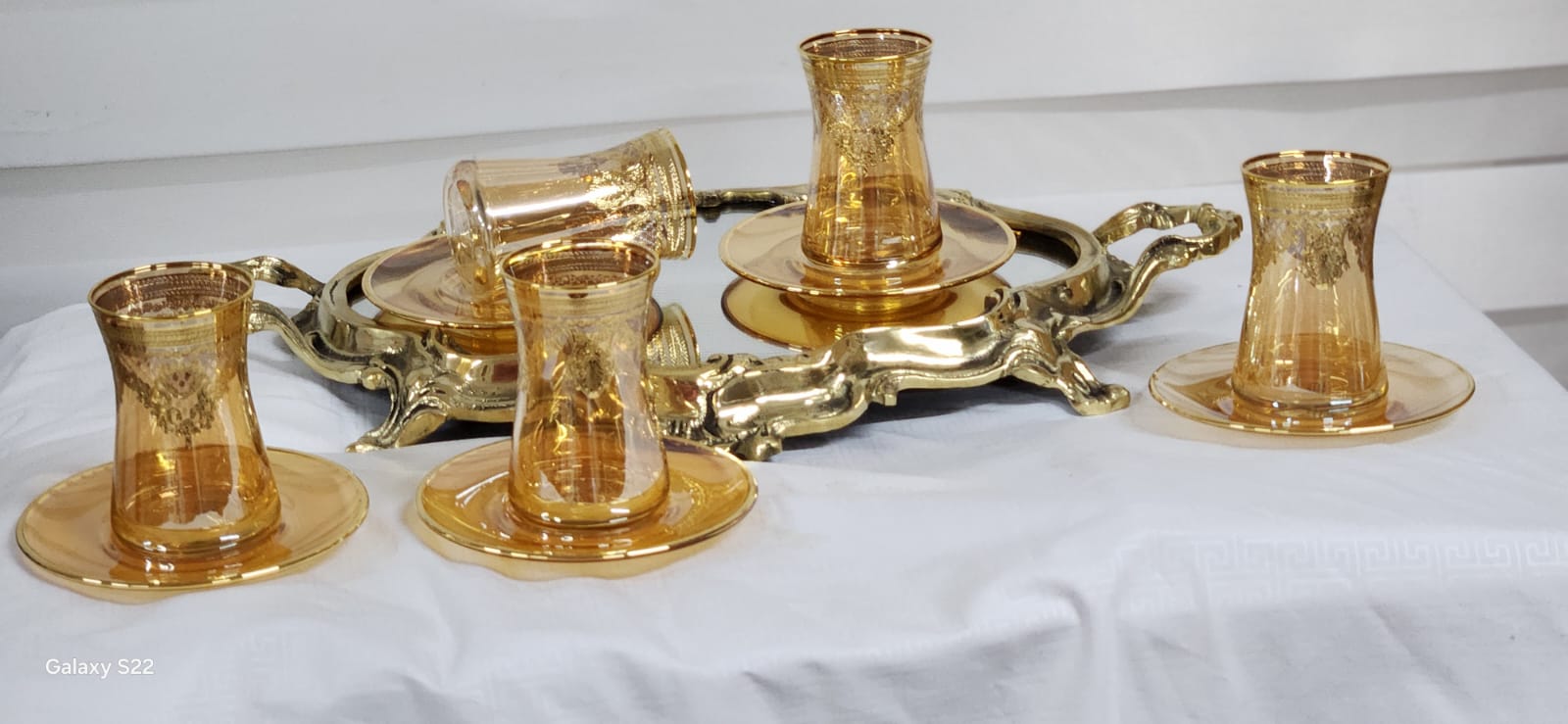 Simona Bal Rengi Çay Bardağı Takım 6'lı