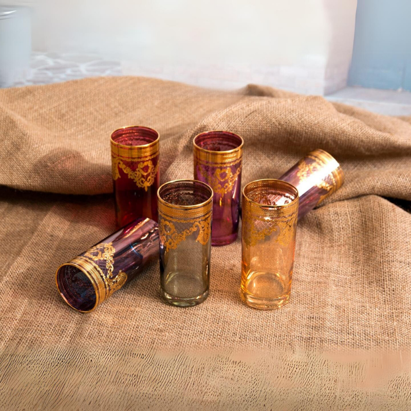 Simona Meşrubat Bardağı 6'lı Asorti