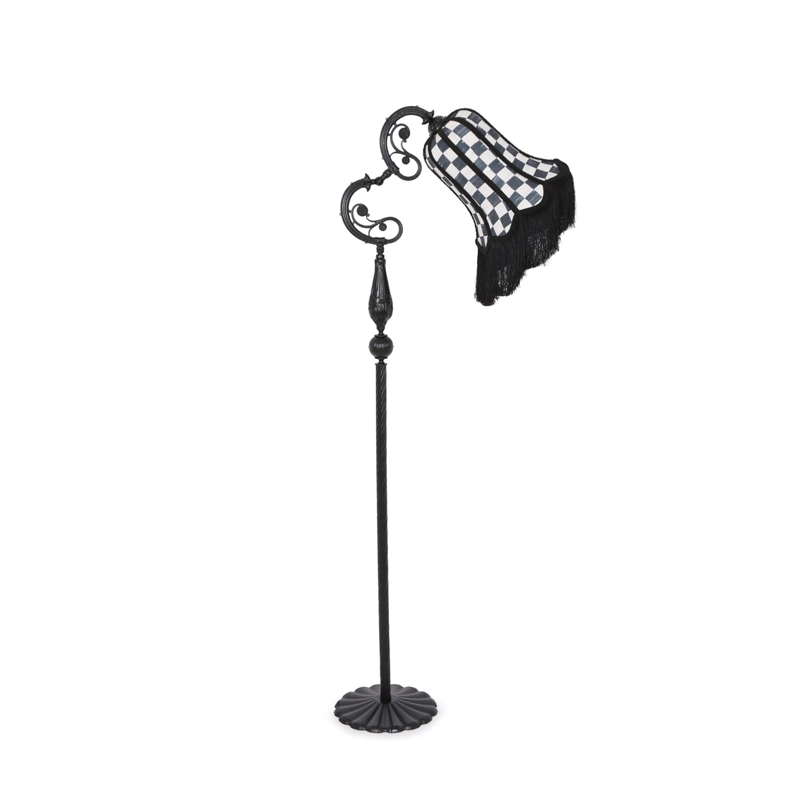 Sokak Lambası SİYAH Ayak DAMA Başlık