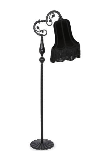 Sokak Lambası SİYAH Ayak SİYAH Başlık 170cm.