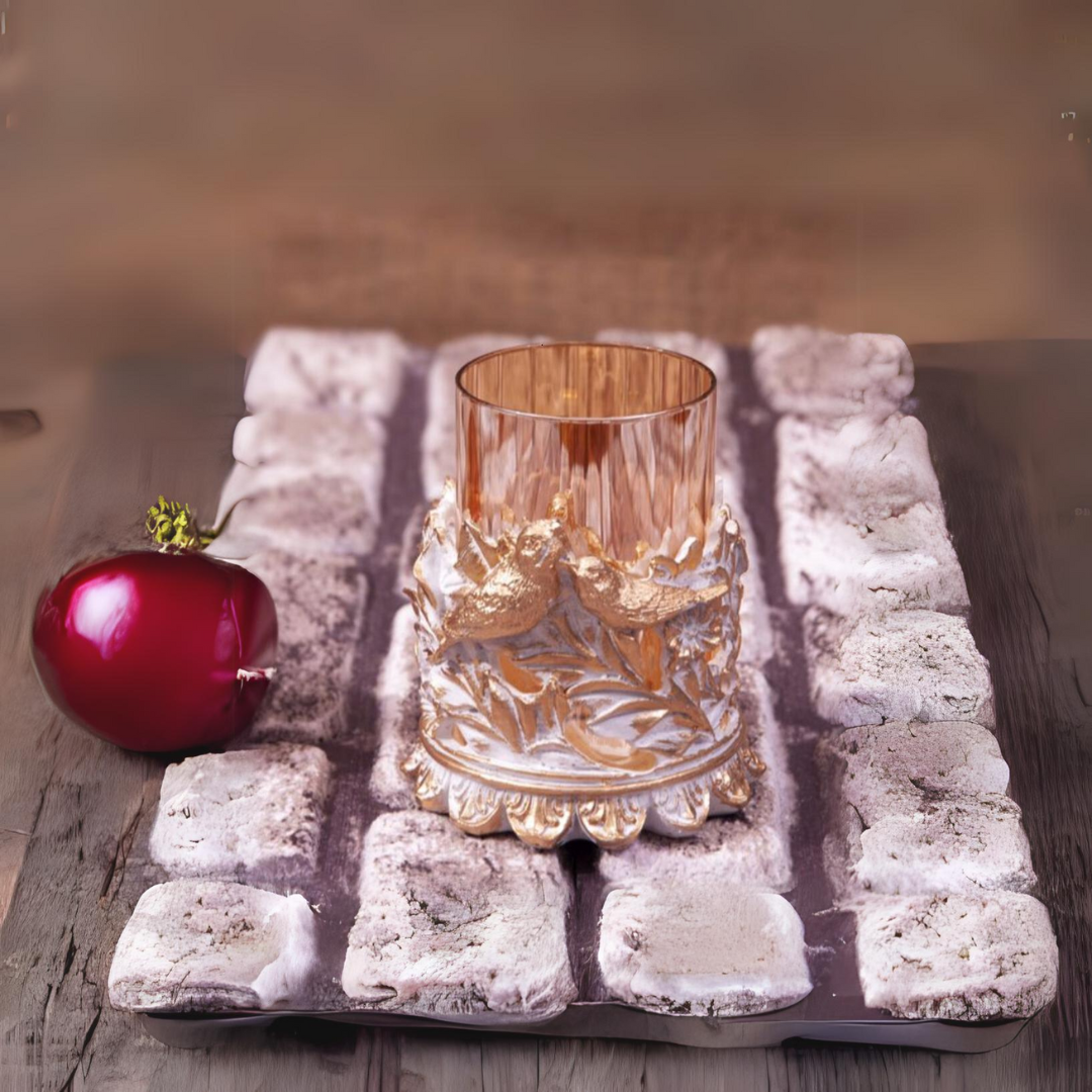 Kuşluk Mumluk BEYAZ 15x13cm.