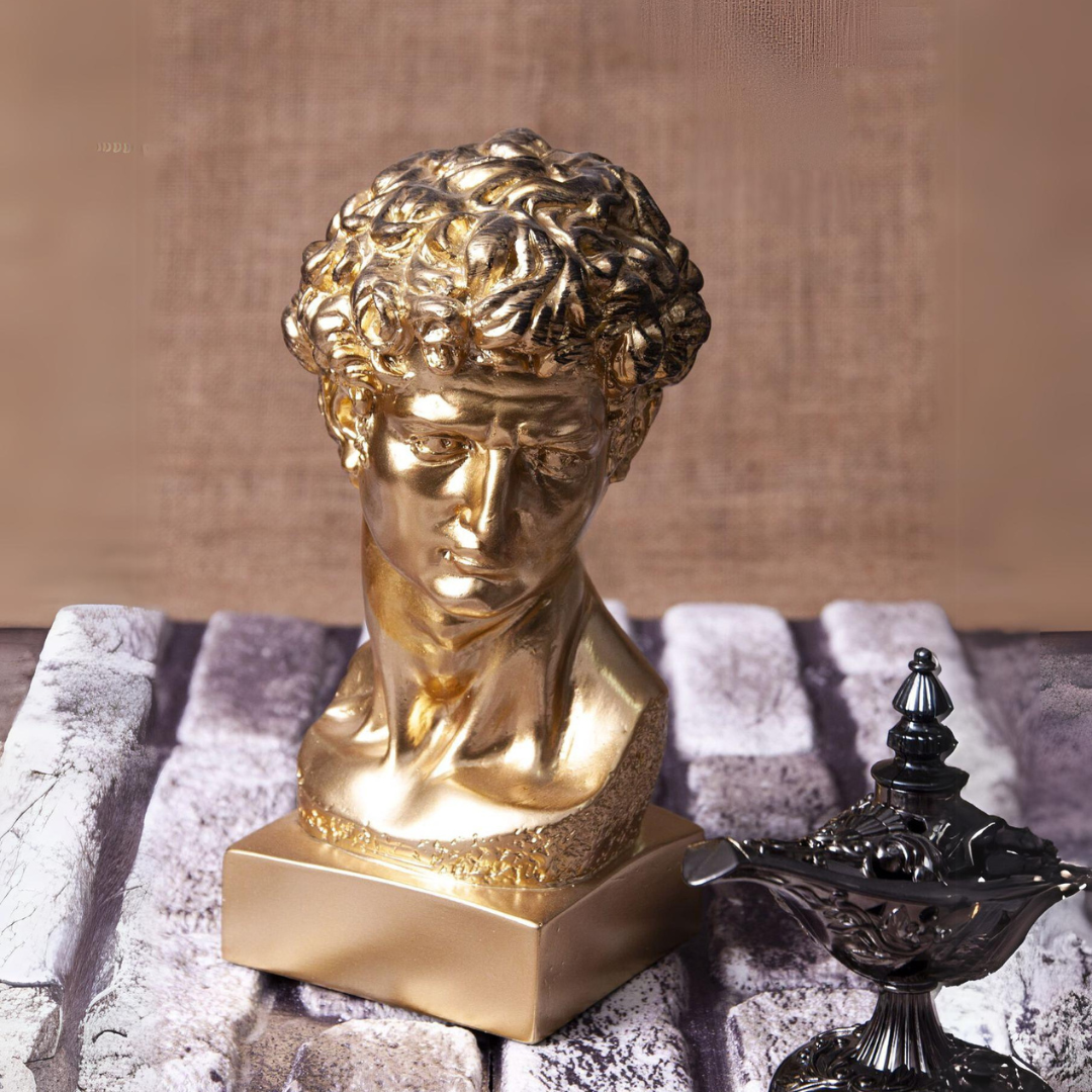 Hermes Büst Yazısız ALTIN 14x31cm.