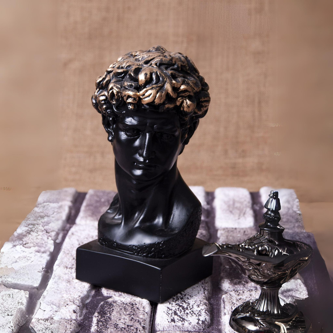 Hermes Büst Yazısız SİYAH 14x31cm.