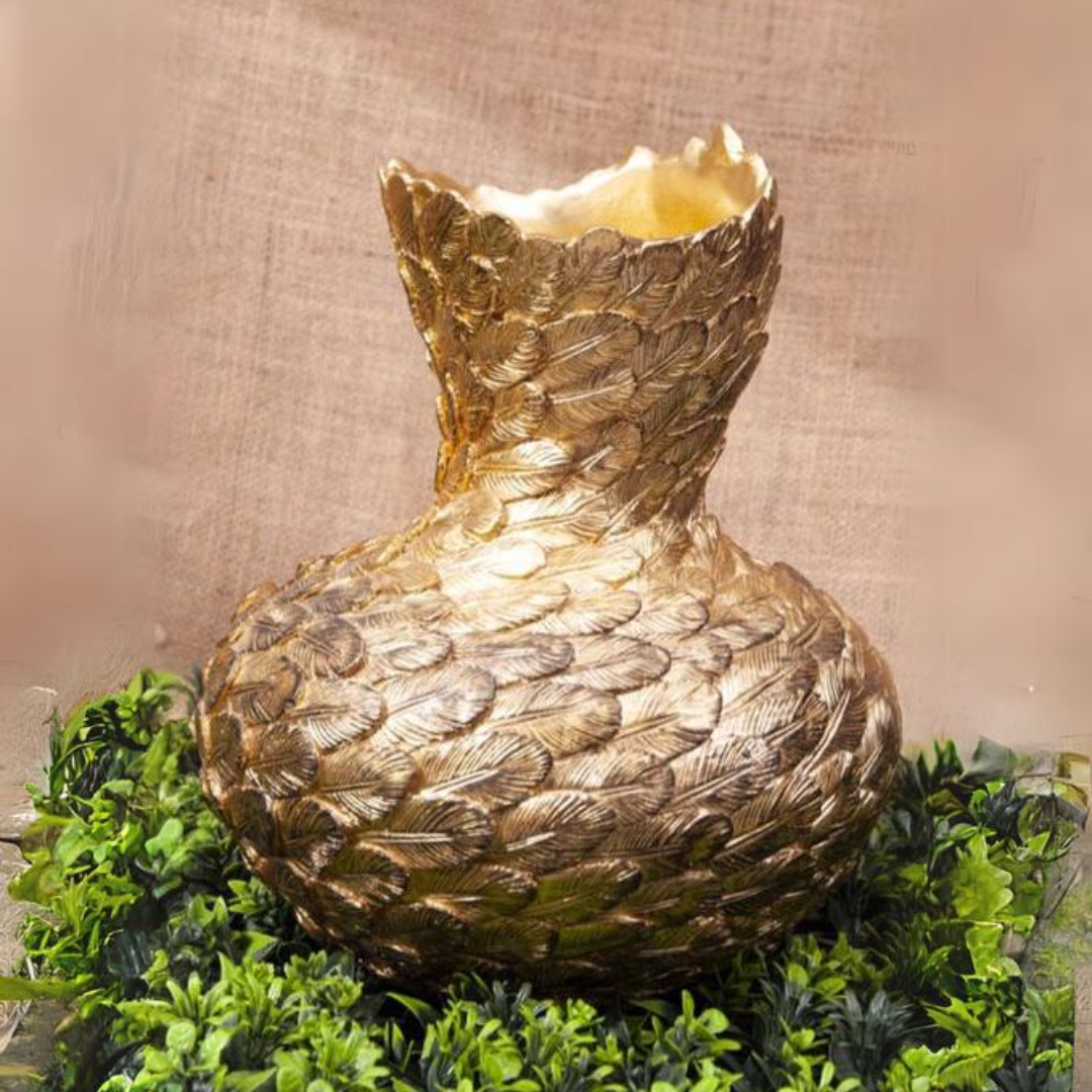 Tombul Tüy Vazo 33x30cm.