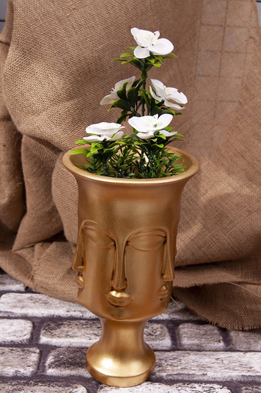 Büyük Çok Yüzlü Vazo 19x35cm.