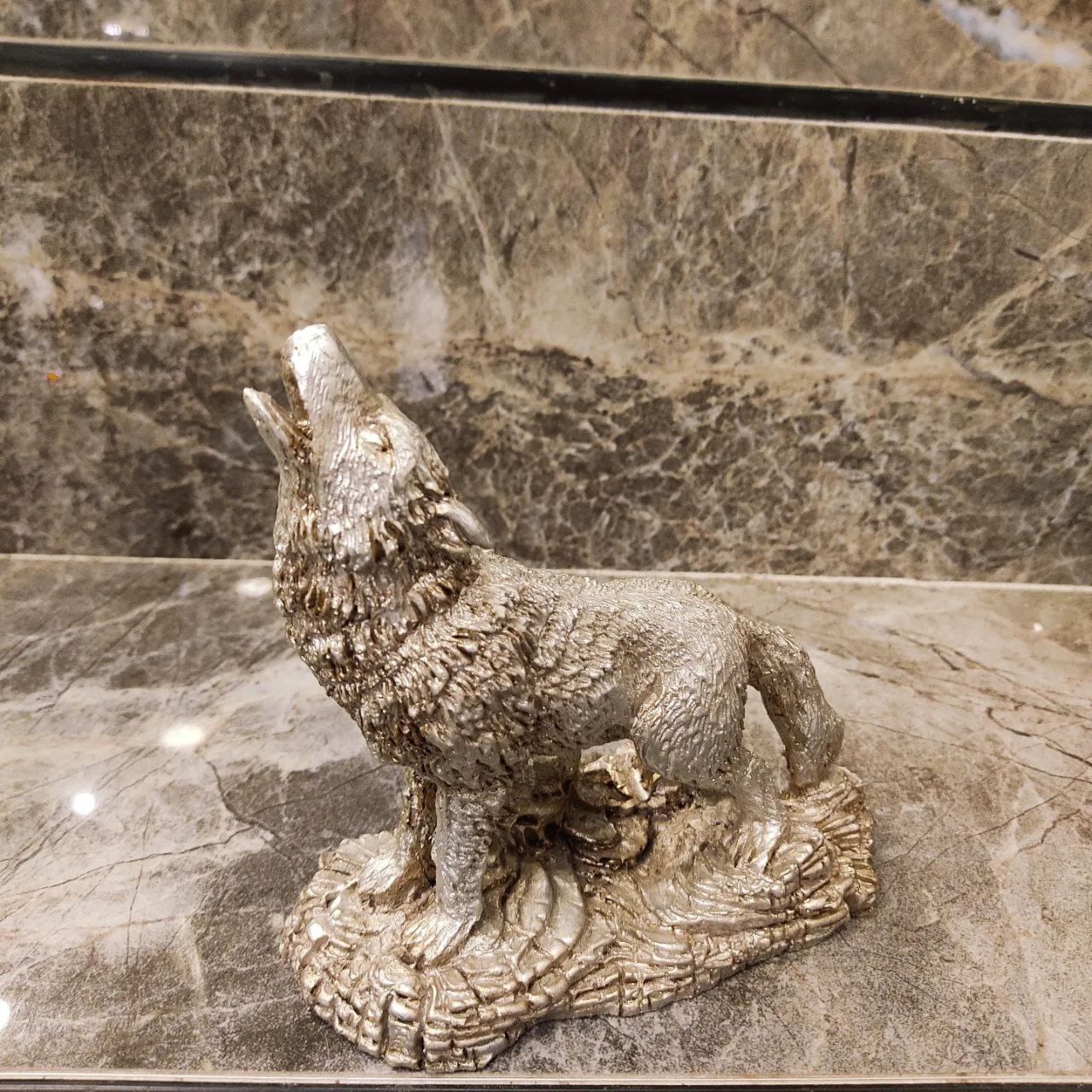 Tablalı Kurt Biblo 16x14 cm.