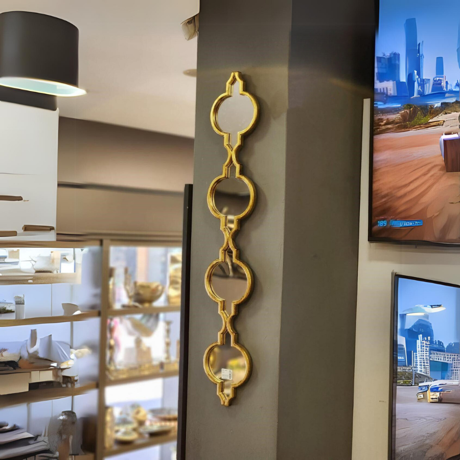 Kiriş Ayna Altın 100cm.