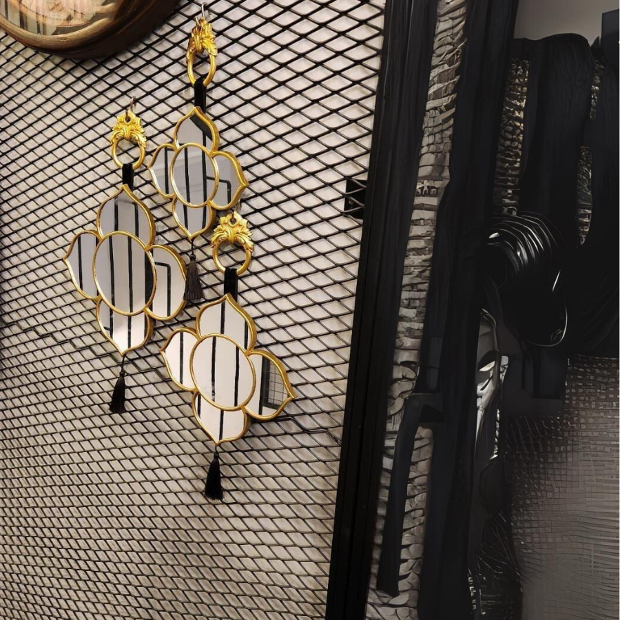 Papatya Ayna Dekor 3'lü