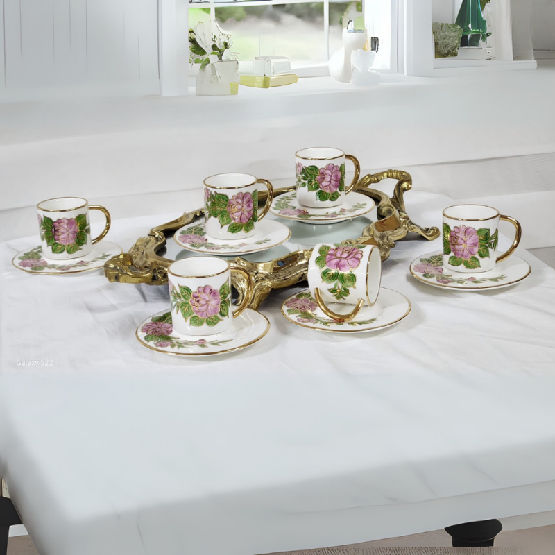 Gülizar Türk Kahvesi Seti 6'lı